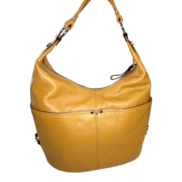 Tignanello Tan SOFT  Leather Hobo Bag New Whithout Tags - Picture 7 of 8